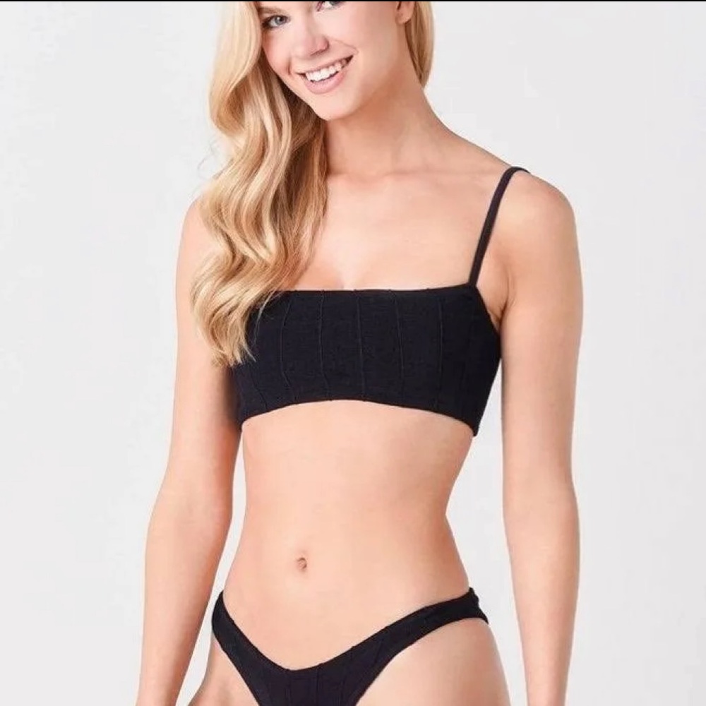Hunza G black bathing suit top